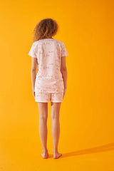 طقم بيجاما Siyah İnci لون زهري