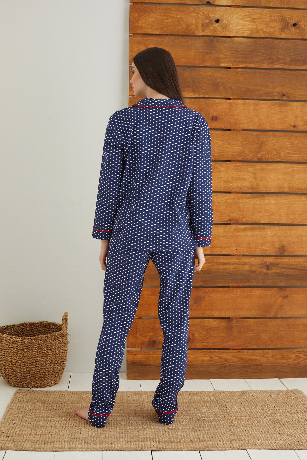 طقم بيجاما Siyah İnci لون أزرق