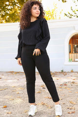 بنطال KaSheHa لون أسود