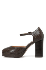 ملء الأحذية ذات الكعب Nine West لون بني