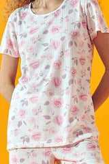 طقم بيجاما Siyah İnci لون زهري