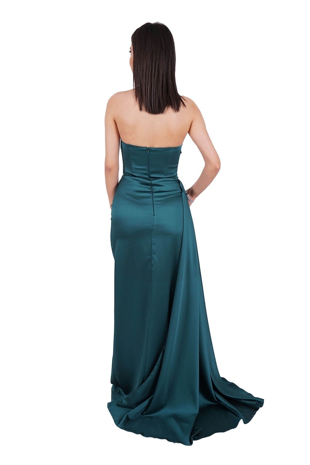 فستان سهرة SpringStore لون أخضر