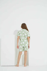 طقم بيجاما Siyah İnci لون أخضر