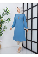 تونيك BELLİNA لون أزرق