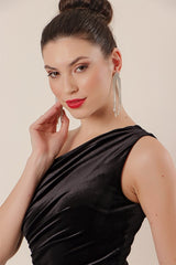 فستان سهرة By Saygı لون أسود