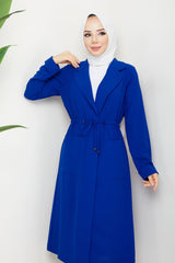 عباية BELLİNA لون أزرق غامق