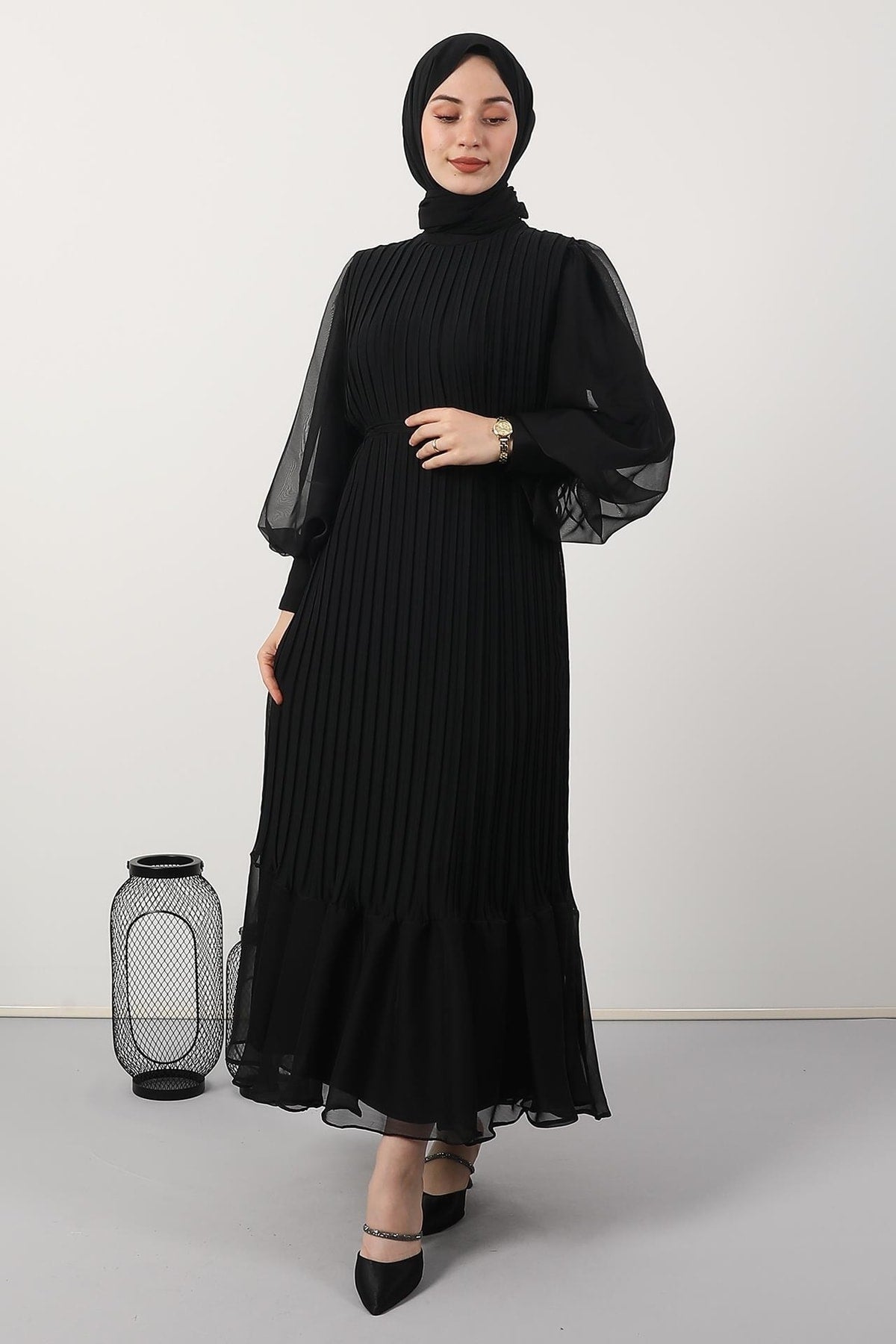 فستان سهرة giz astore لون أسود
