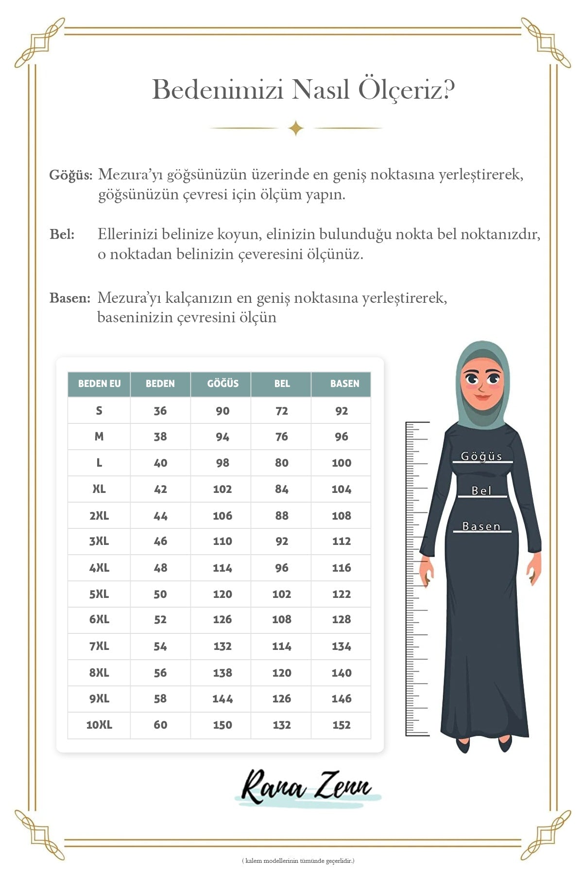 فستان سهرة Rana Zenn لون أزرق غامق