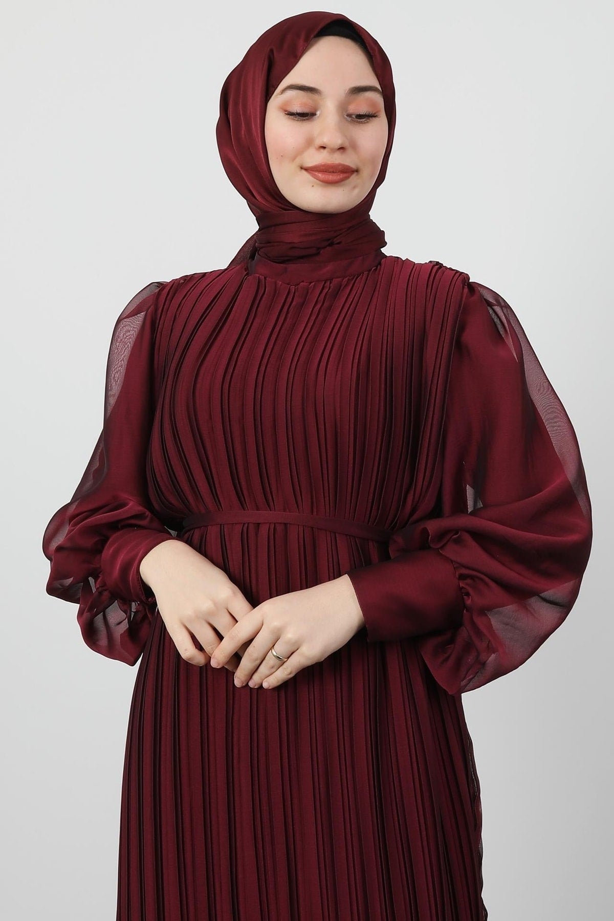فستان سهرة giz astore لون بنفسجي