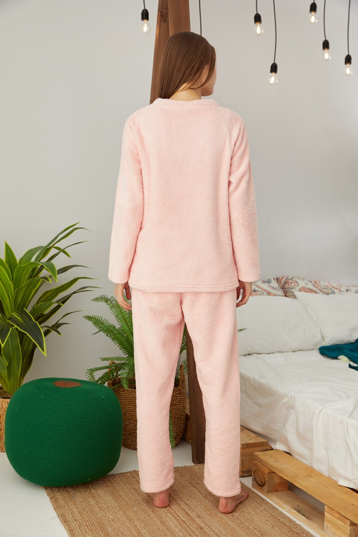 طقم بيجاما Siyah İnci لون زهري