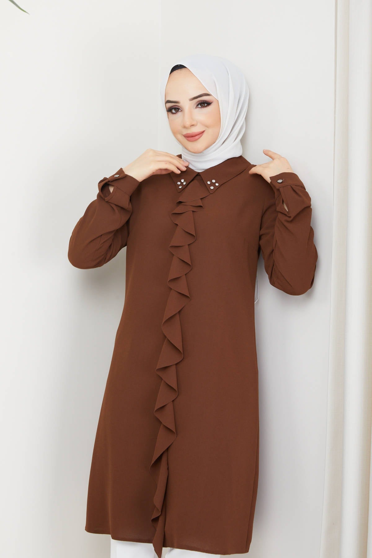 تونيك BELLİNA لون بني