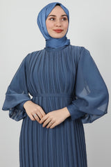 فستان سهرة giz astore لون أزرق
