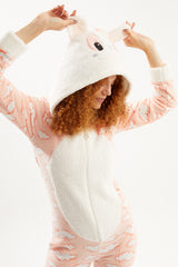 طقم بيجاما Ecrou لون زهري