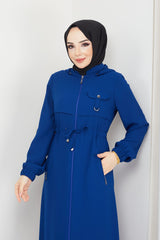 عباية BELLİNA لون أزرق غامق