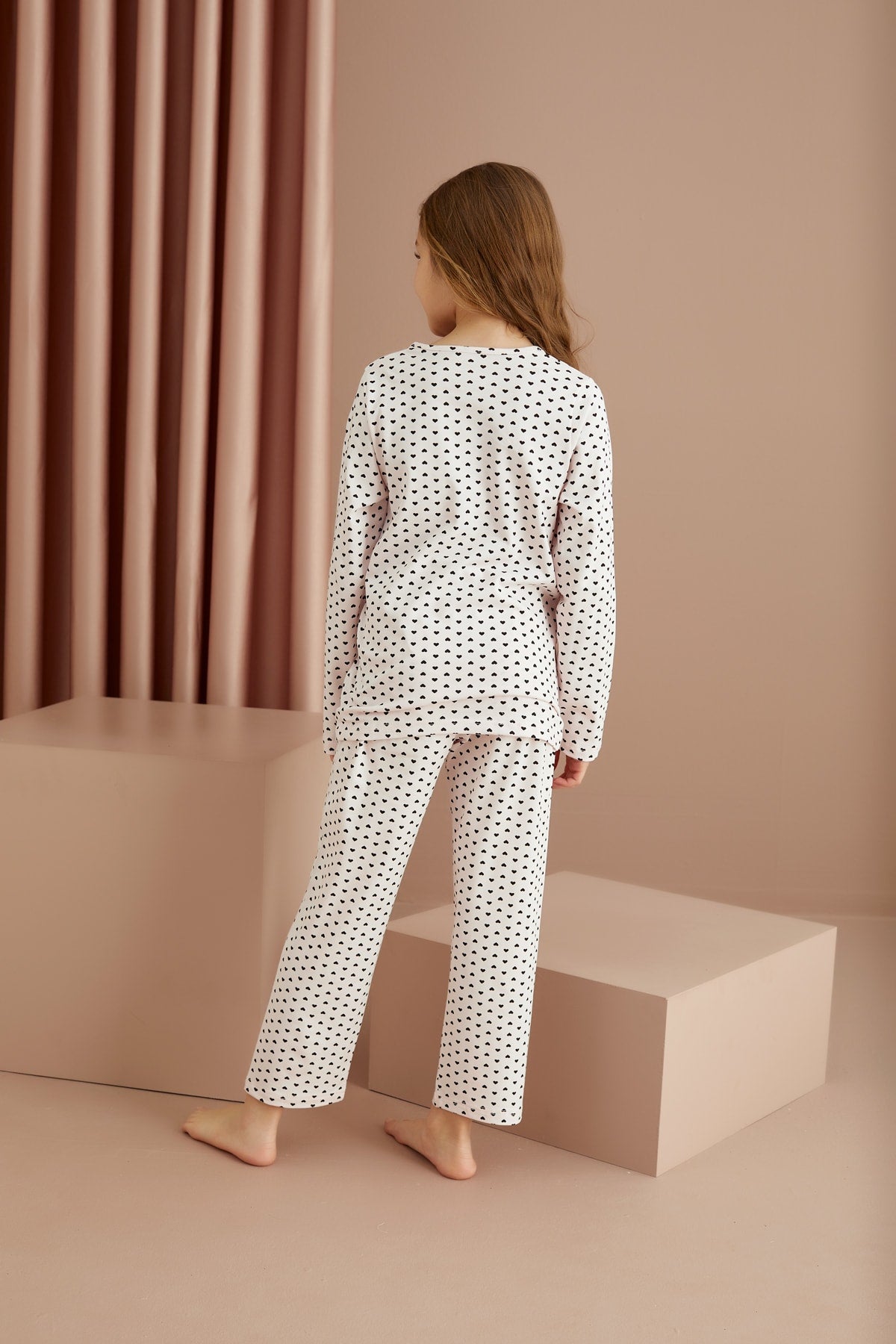 طقم بيجاما Siyah İnci لون أبيض