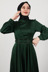 فستان سهرة giz astore لون أخضر