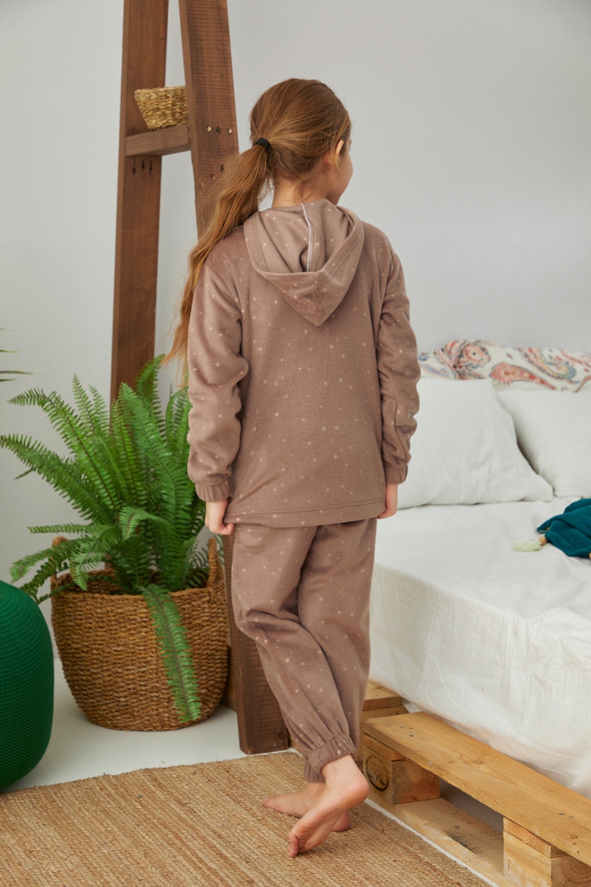 طقم بيجاما Siyah İnci لون بني