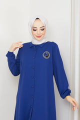 تونيك BELLİNA لون أزرق غامق