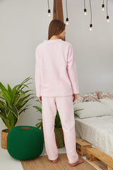 طقم بيجاما Siyah İnci لون زهري