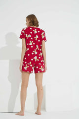 طقم بيجاما Siyah İnci لون بوردو