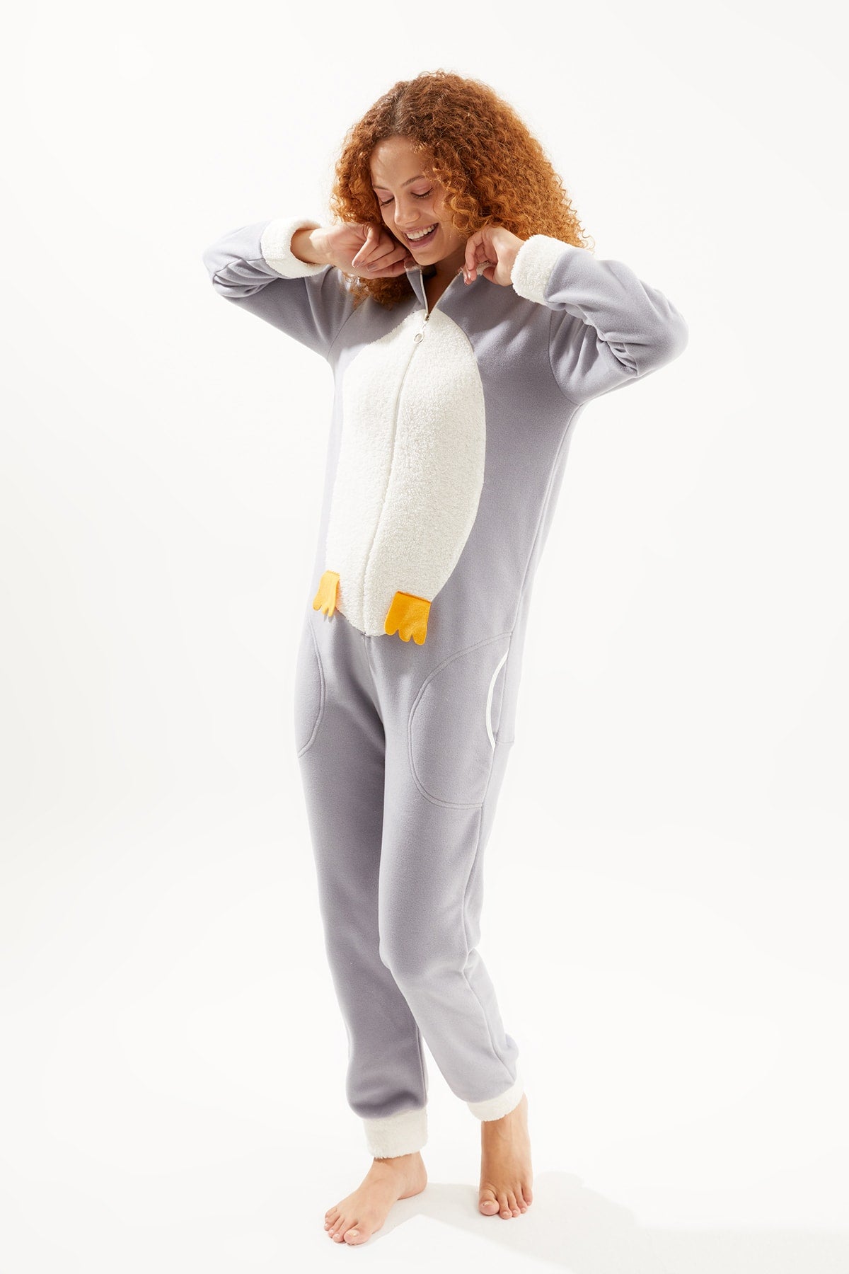 طقم بيجاما Ecrou لون رمادي