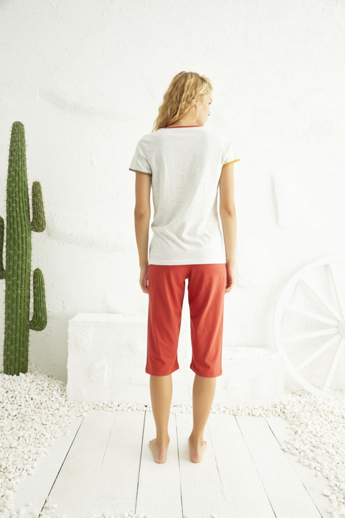 طقم بيجاما Siyah İnci لون أزرق غامق