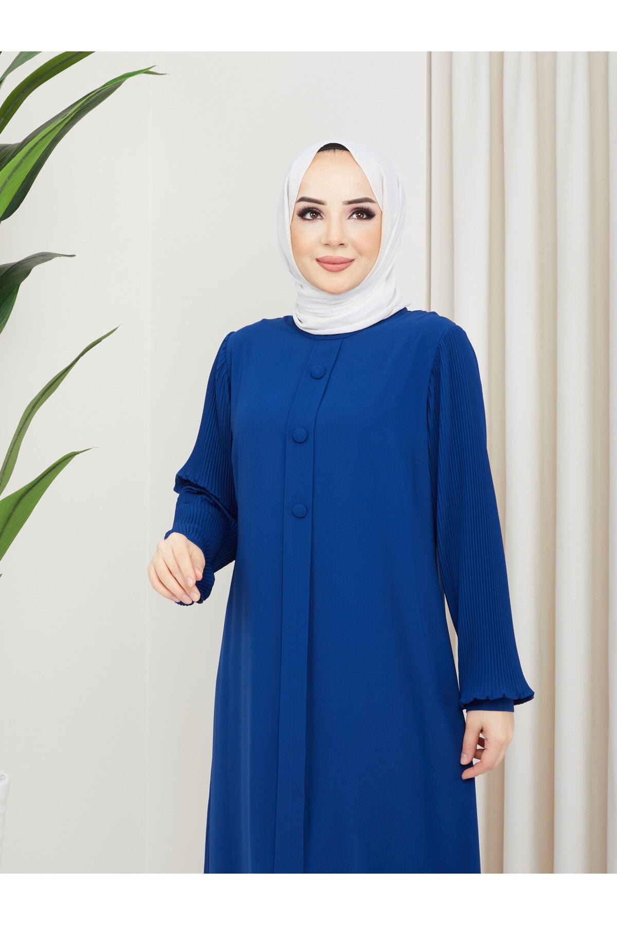 تونيك BELLİNA لون أزرق غامق
