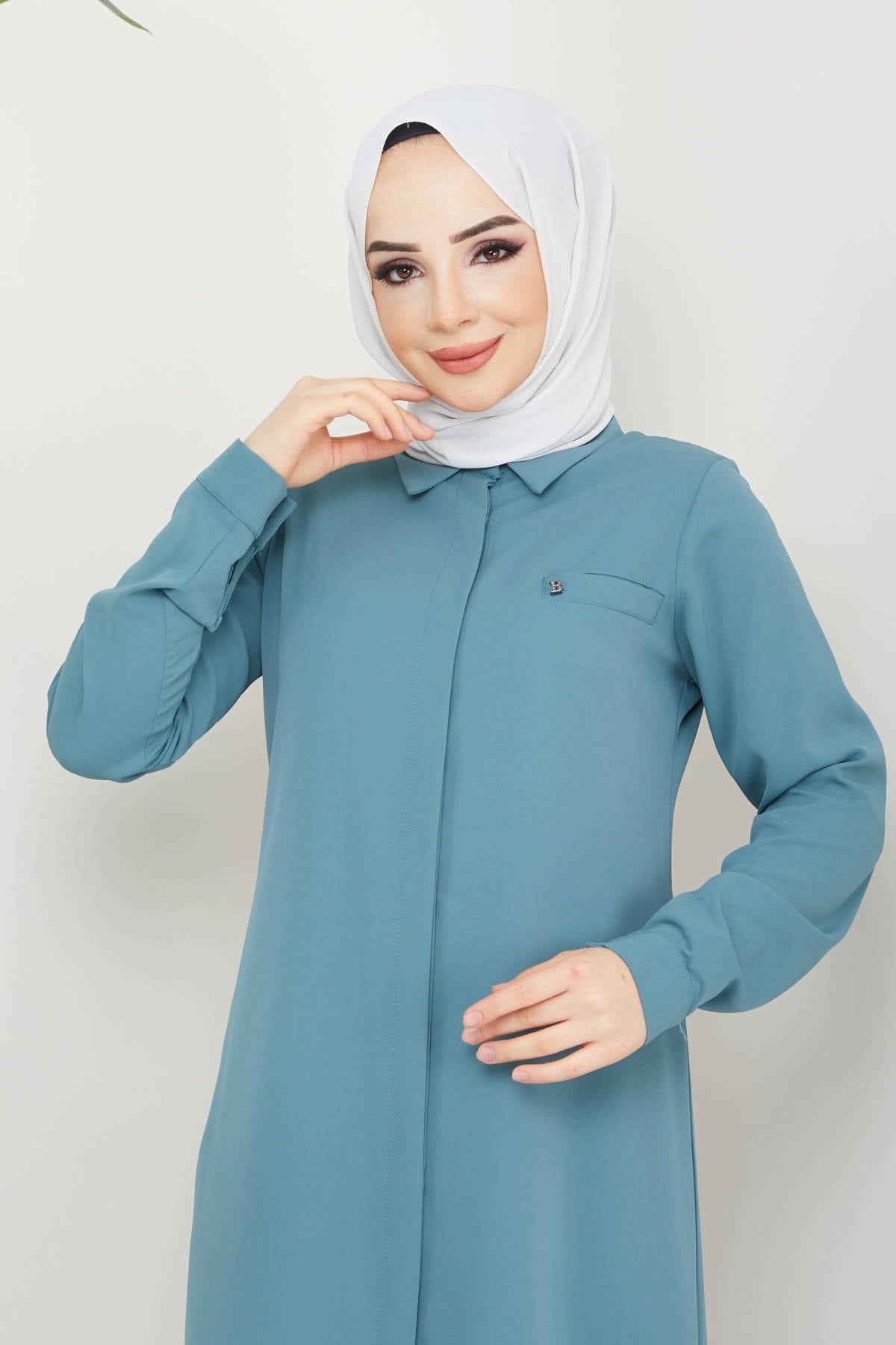 تونيك BELLİNA لون أخضر