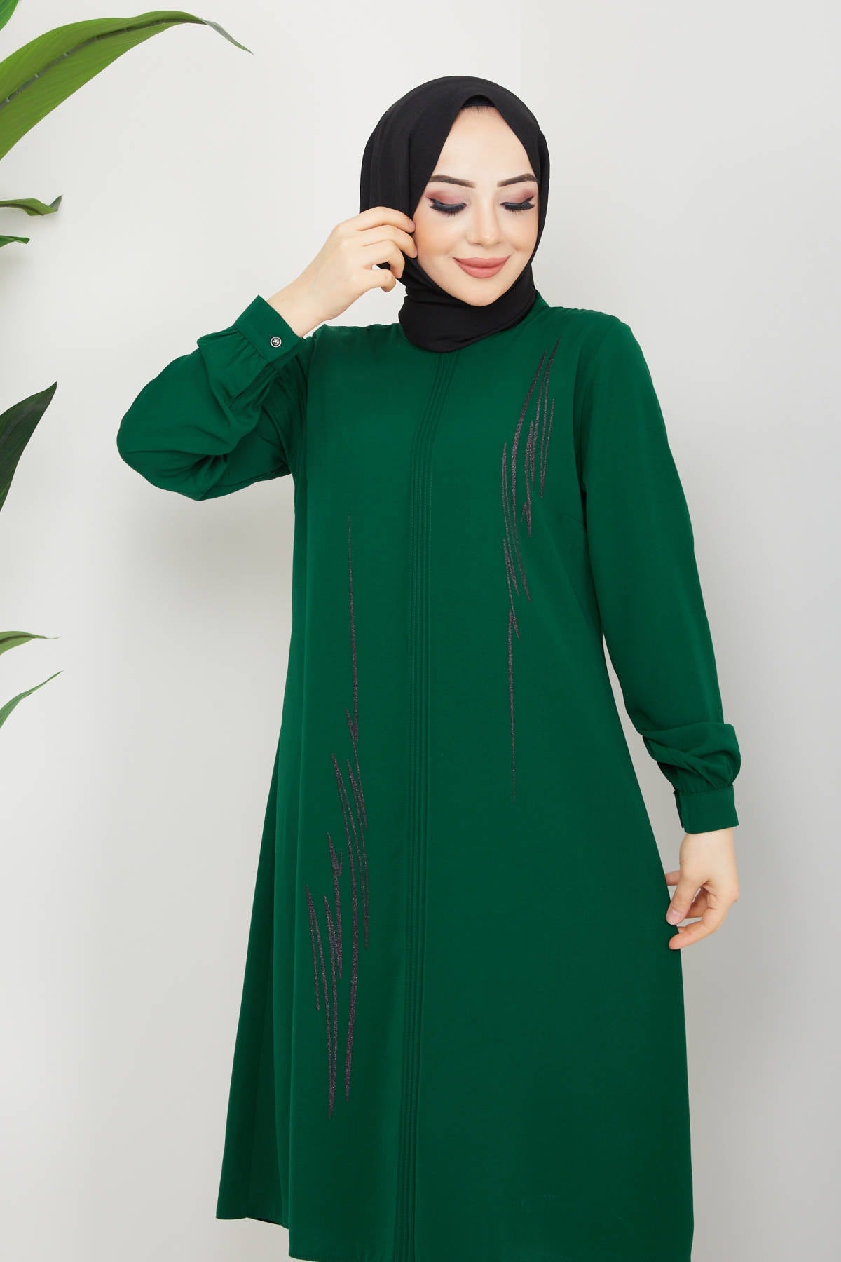 تونيك BELLİNA لون أخضر