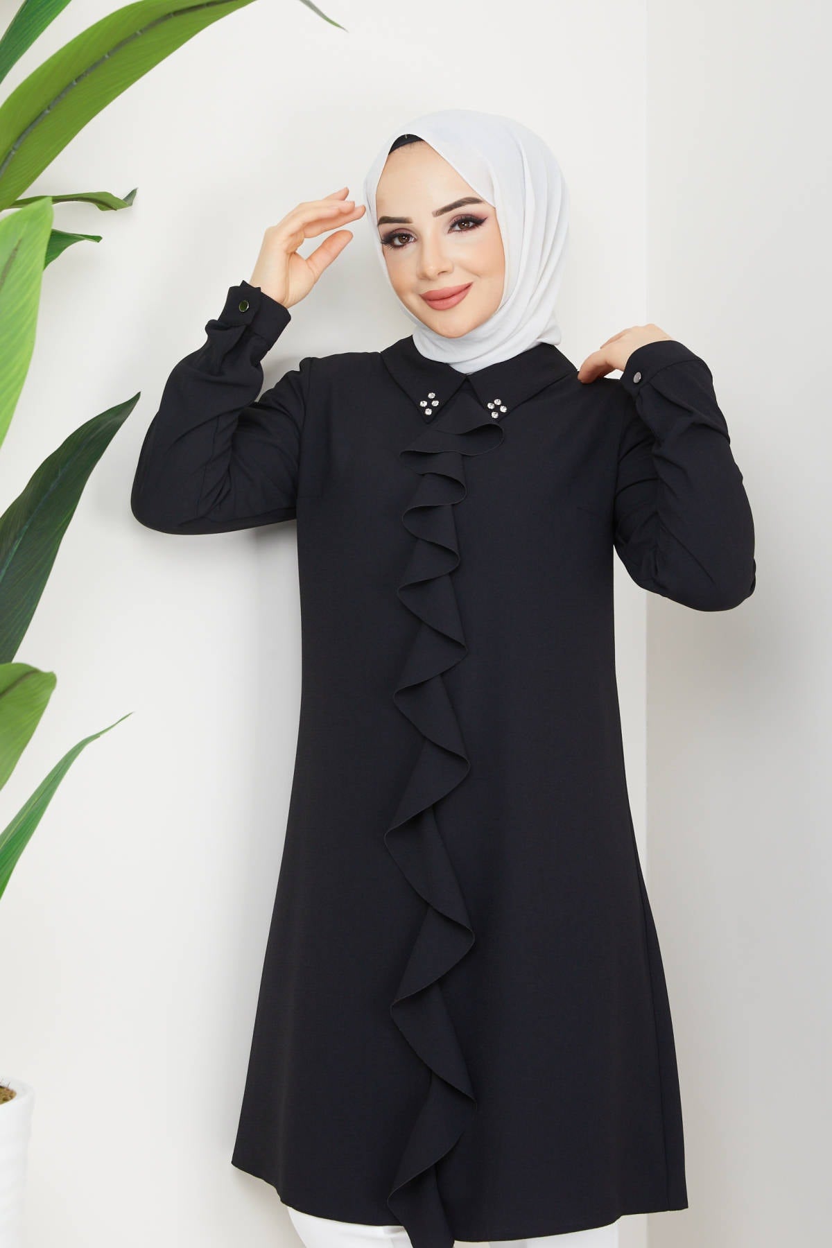 تونيك BELLİNA لون أسود