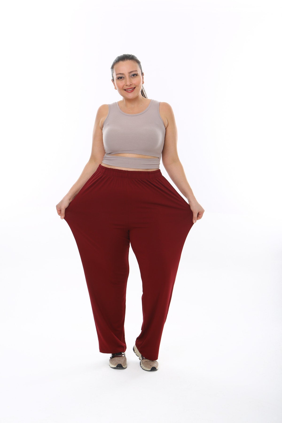 بنطال XL Modam لون بوردو